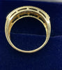 9k gold ring - Q