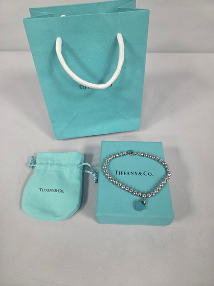 Women's Return to Tiffany Tiffany Blue Heart Tag Bead Bracelet