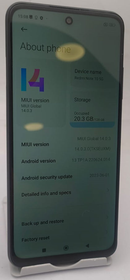 Redmi Note 10 5G (4GB+128GB) Graphite Black, Unlocked B