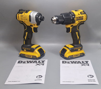 DeWalt Reconditioned DCK326D2T XR 18V Kit DCD709 DCF809 DCS355 + 2 x 2.0Ah