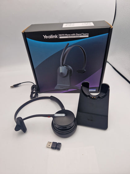 Yealink BH70 Bluetooth Wireless Headset – Microsoft Teams Certified – Like New