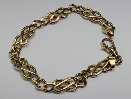 9ct Gold Celtic 8” Bracelet