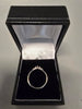 9ct White Gold Ring With Purple Stone 375 1.5G Size M