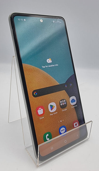 Samsung Galaxy A52 128GB white smartphone unlocked unboxed (cracked screen)
