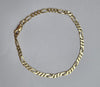 9ct Gold Figaro Bracelet 8"