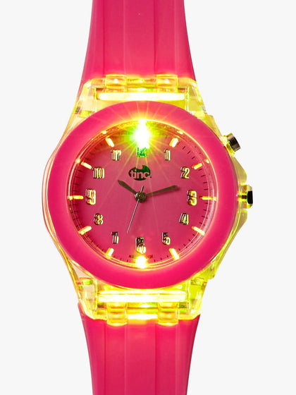 Tinc Boogie LED Flashing Analogue Watch For Kids Different Colour Options Up.