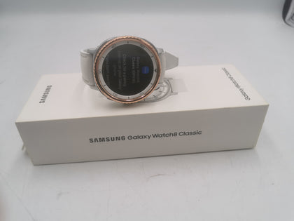 Samsung Galaxy Watch8 Classic BT 46mm (SM-L500) WITH STRAP- White, BOXED