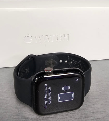 Apple Watch Series 7 GPS + Cellular 45mm Midnight Aluminium Case with Midnight Sport Band