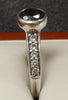 Ti Sento Vintage Black Onyx & Clear Pave CZ ring - Size S