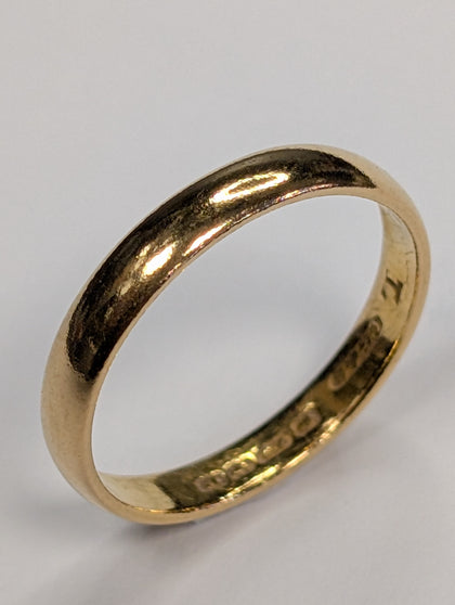 22ct gold wedding band ring