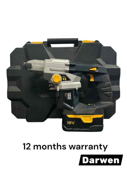 Mac Allister 18v cordless nailer with battery and charger