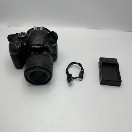 Nikon D3400 + AF-P DX 18-55mm VR 1:3.5-5.6 G SHUTTER COUNT 4545