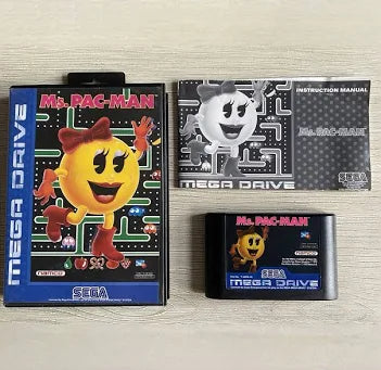 Ms Pac Man Megadrive Miss Pacman Mega Rare Arcade
