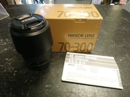 Nikon Nikkor AF 70-300mm f/4-5.6 Lens.