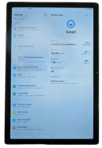 Samsung Tab 8 32GB **Unboxed**