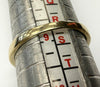 9ct gold and diamond cluster ring size R 1/2