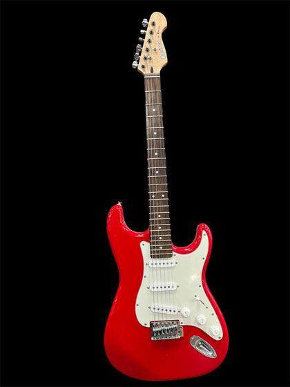 Cruiser By Crafter Red Stratocaster Electric Guitar ** Collection Only - Wythenshawe **