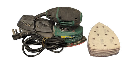 Parkside PMS 160 A1 Corded Sander with Extra Pads 