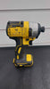 DeWALT DCF850N 18V Brushless powestack impact driver body only fairly worn ref pic unboced yelow