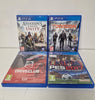 Sony Playstation 4 500GB Matt Black Console & 4 Games