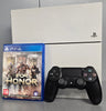 Sony Playstation 4 500GB White with pad and game.