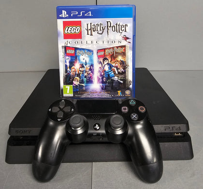 Playstation 4 Slim Console, 500GB Black + Lego Harry Potter
