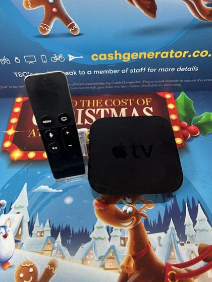 APPLE TV HD 2015 BLACK WITH REMOTE **UNBOXED**