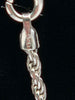 925 silver 22" hallmarked 12.1 grams Big cross with CZ Stones