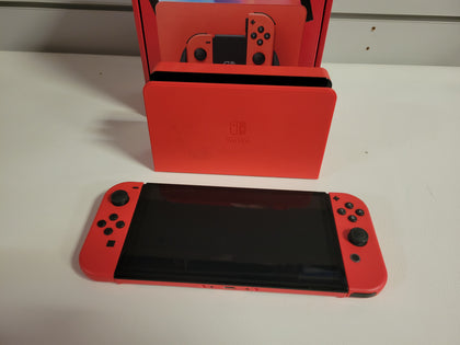 Nintendo Switch (OLED Model) Mario Red Edition Mario Kart Deluxe Package