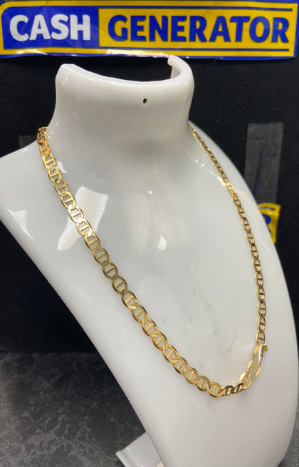 9ct Gold Anchor Link Chain 8.56g 16