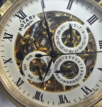 Rotary Vintage Skeleton Watch GS02375