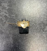 14ct Gold Ladies Tiffany Design Heart Ring (Size O) 2.62g