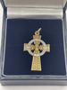 1" 9ct Gold Cross Pendant