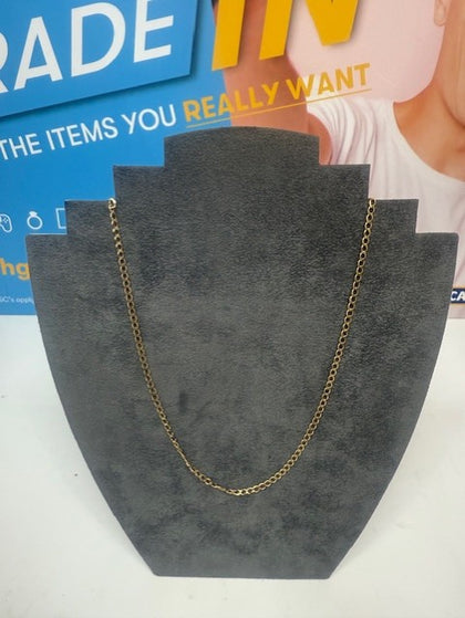 9ct Italian Bevelled Edge Curb Chain
