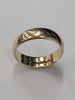 9ct gold wedding ring size S