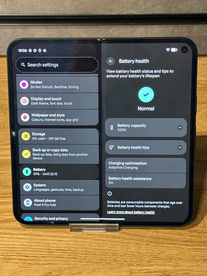 Google Pixel 9 Pro Fold  16GB/256GB Obsidian Black BH 100%