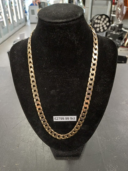 9ct Gold Curb Chain 59.95g