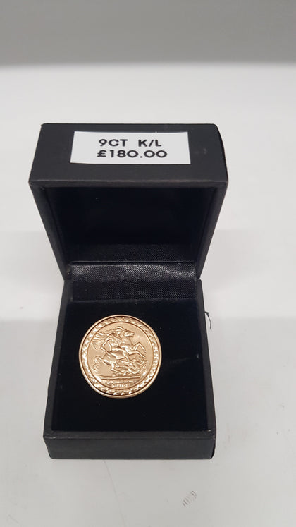9ct 3.48g Coin Ring