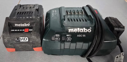 Metabo 5.5AH battery & Metabo ASC 55 Charger