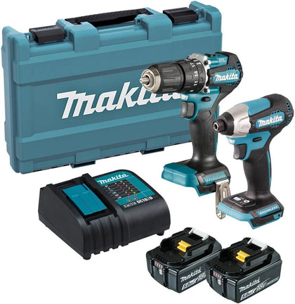 Makita DLX2414ST 18V Combi Drill & Impact Driver Kit