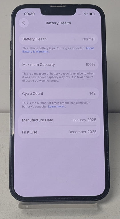 Apple iPhone 16e 128GB - Unlocked *100% Battery Health*