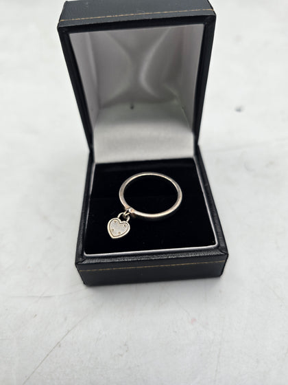 pandora lock charm ring