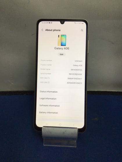 Samsung Galaxy A06 - 128GB Storage