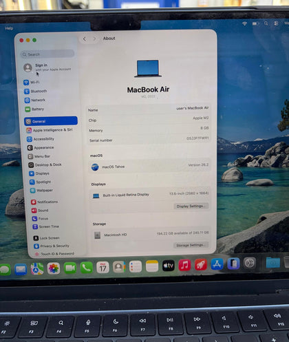 MacBook Air 14,2 - M2