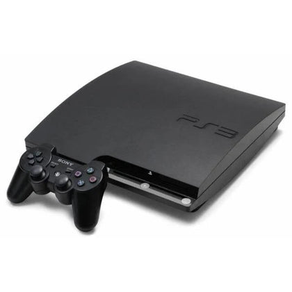 Sony Playstation 3 Slim 120G Black Video Game Console with 3rd party Controller