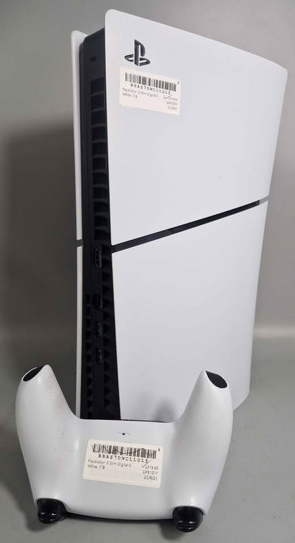 Playstation 5 Slim Digital Edition Console, 1TB, White, Boxed