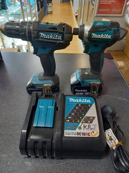 Makita DHP482Z Combi Drill With Makita DTD154