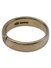 9ct 375 Hallmarked Dia Ring, Yellow Gold 6.7g, Size:T, Boxed