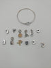 Pandora Bracelet with 12 charms Hallmarked(ALE)&Tested Boxed