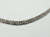 18" 9ct white gold twist necklace